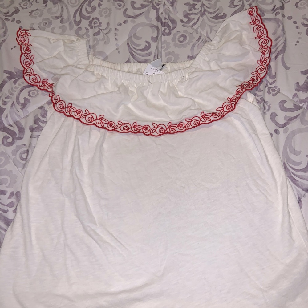 Woman’s Small off the shoulder J Crew top
